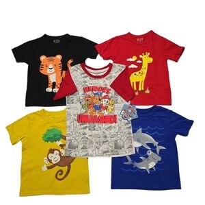 Children's Place Toddler boys Animal Print Short Sleeve T-Shirts Size 24M/2T